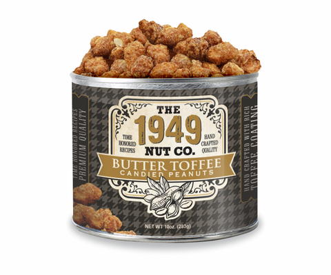 Case (12 cans) 1949 10 oz. Butter Toffee Peanuts