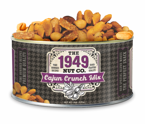 Case (12 cans) 1949 18 oz. Cajun Crunch Mix
